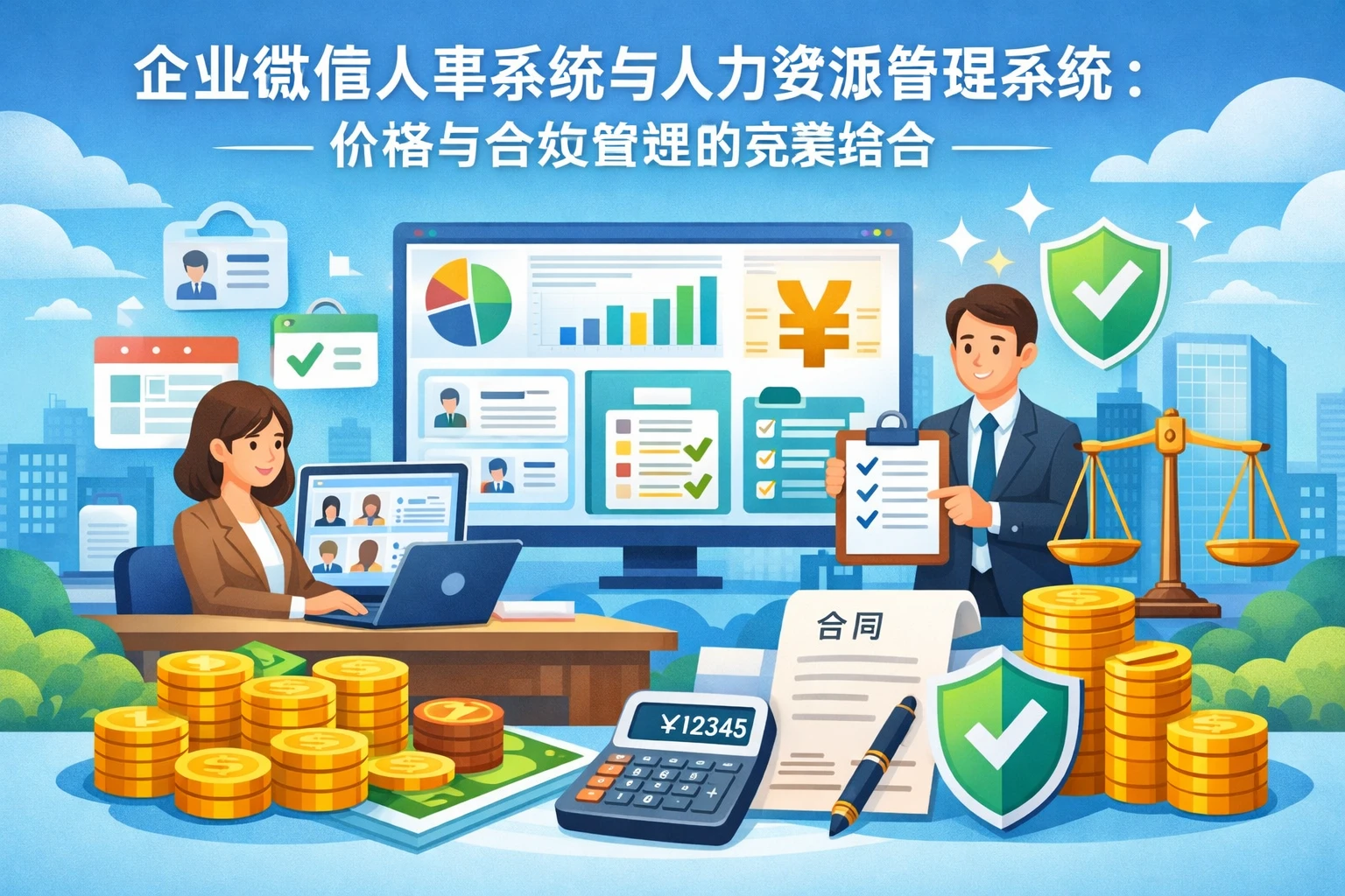 企业微信人事系统与人力资源管理系统：价格与合规管理的完美结合