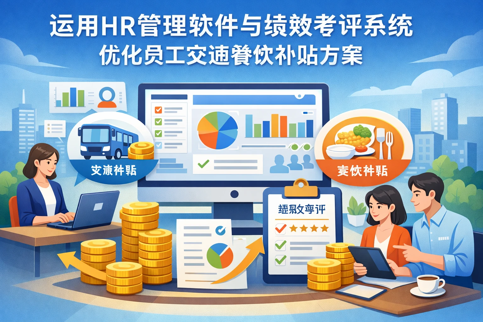 运用HR管理软件与绩效考评系统优化员工交通餐饮补贴方案
