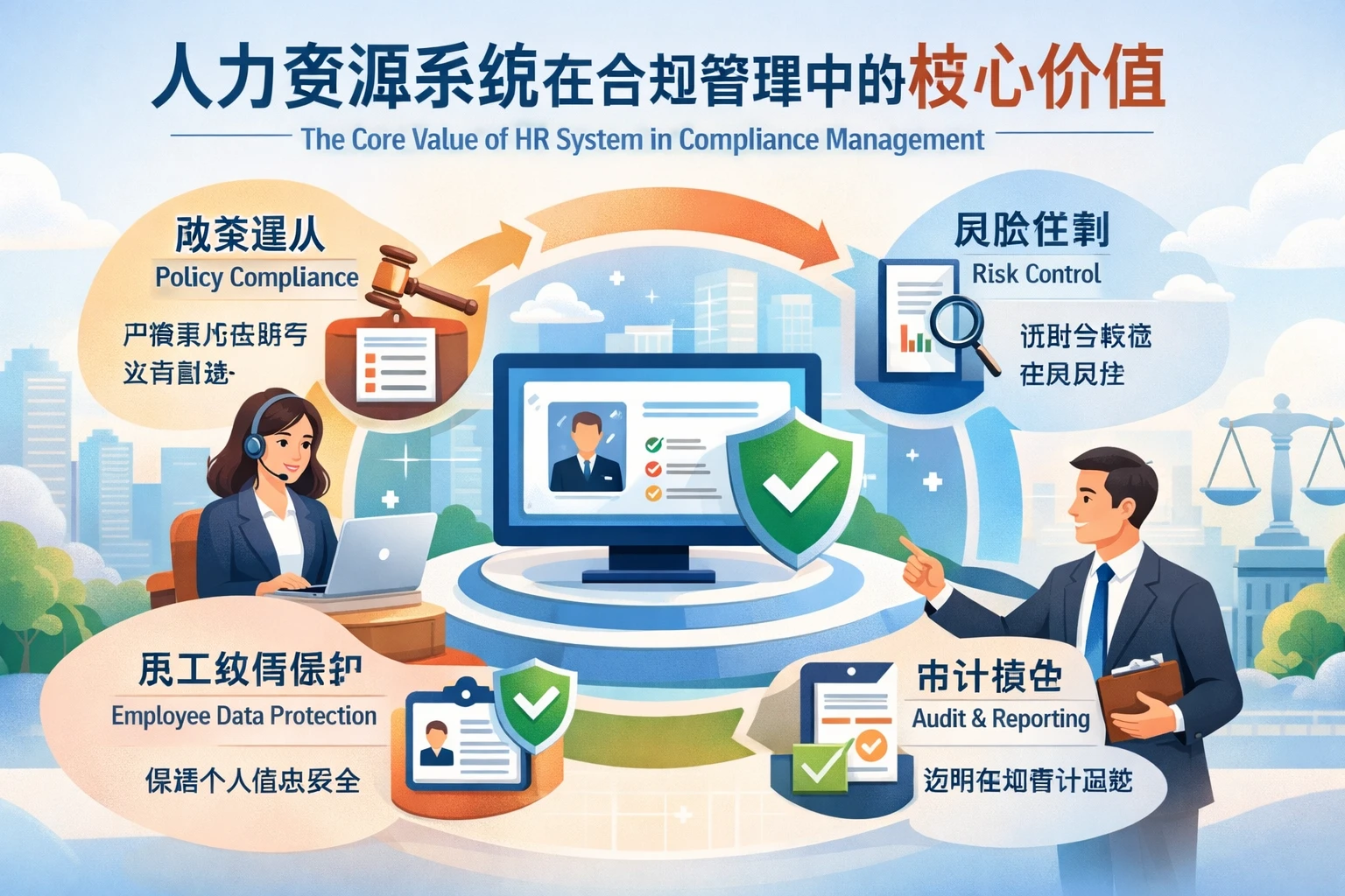 人力资源系统在合规管理中的核心价值