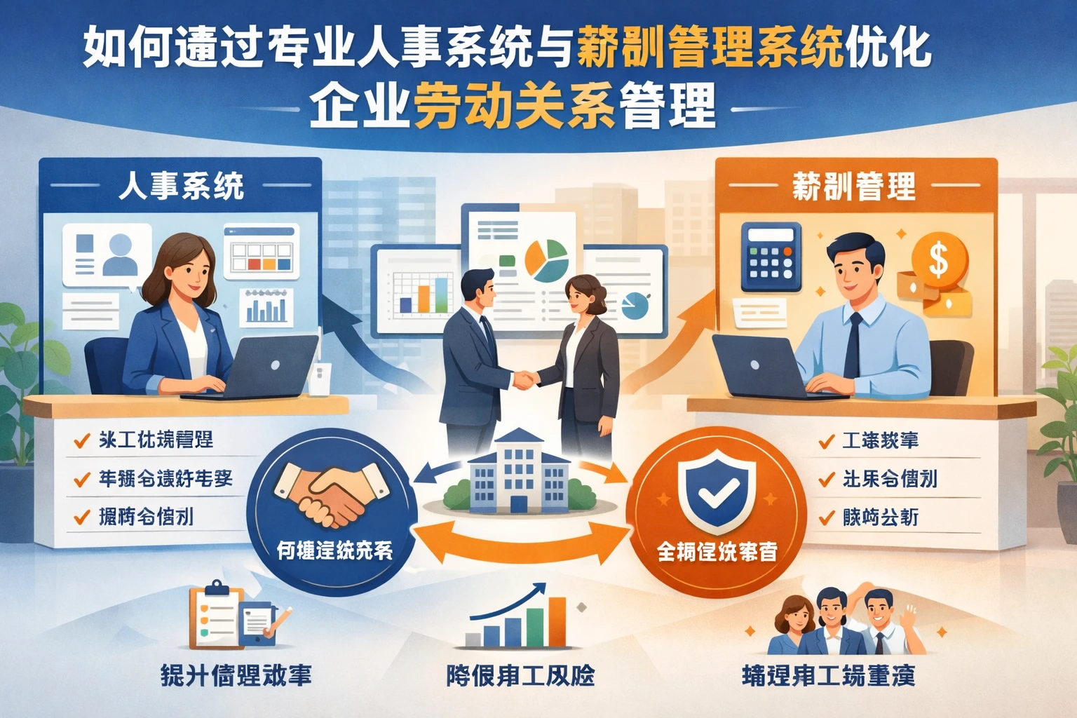 如何通过专业人事系统与薪酬管理系统优化企业劳动关系管理