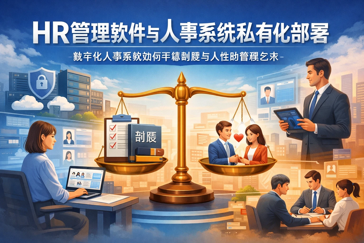 HR管理软件与人事系统私有化部署：数字化人事系统如何平衡制度与人性的管理艺术