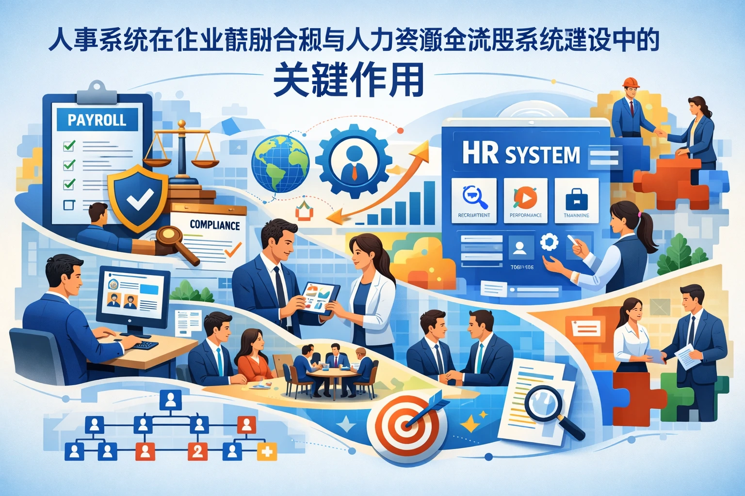 人事系统在企业薪酬合规与人力资源全流程系统建设中的关键作用