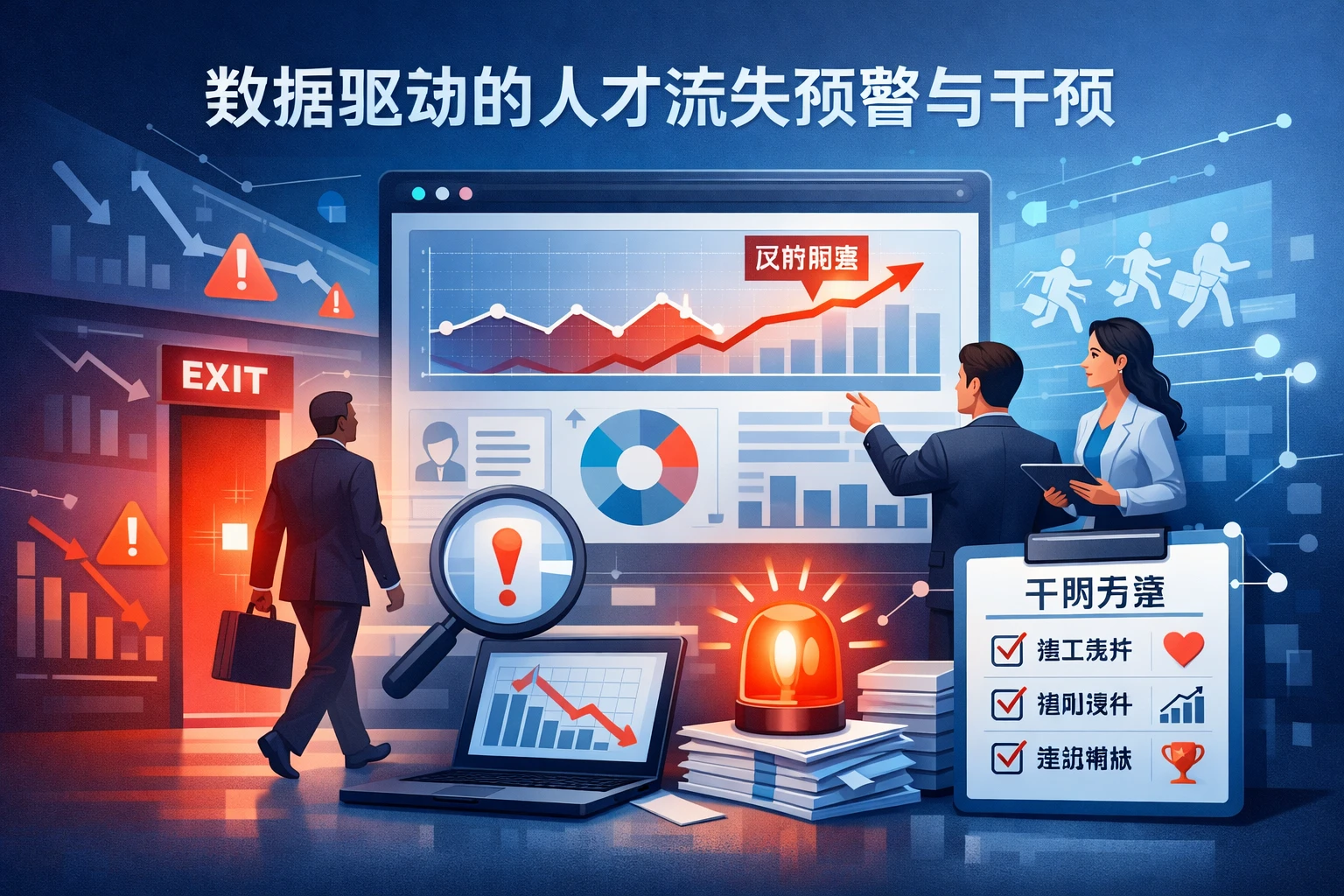 数据驱动的人才流失预警与干预