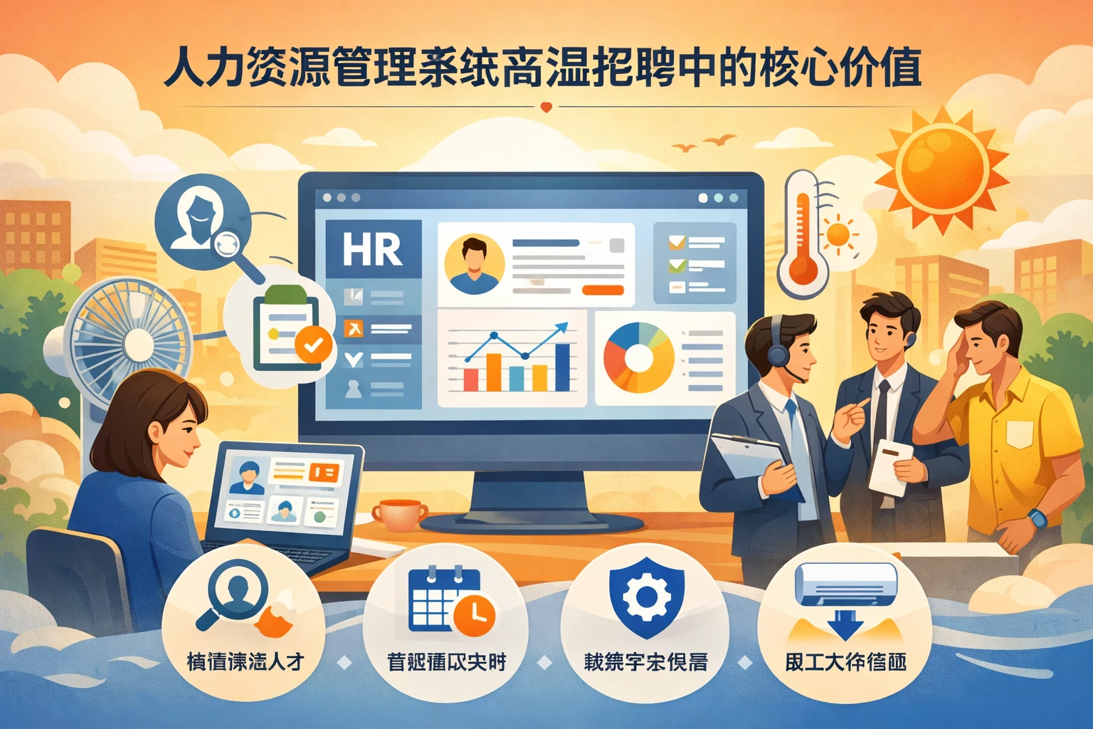 人力资源管理系统在高温招聘中的核心价值