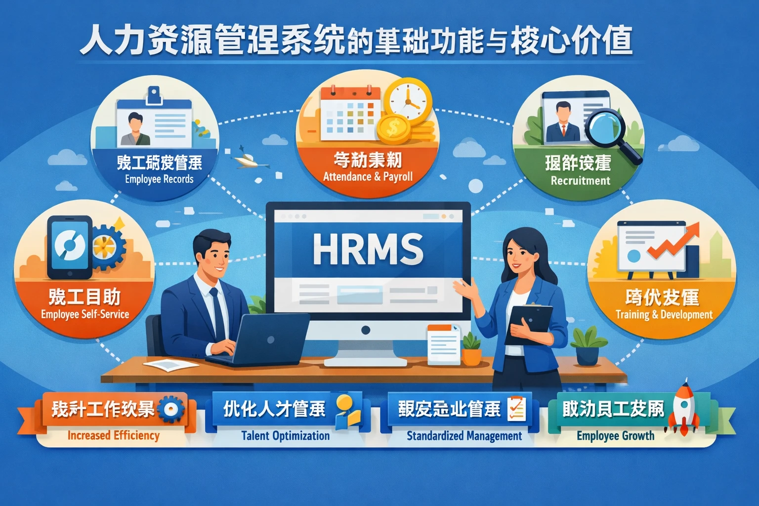 人力资源管理系统的基础功能与核心价值