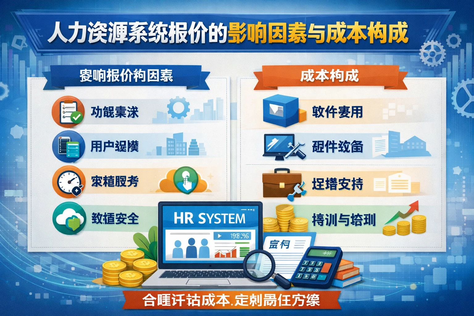 人力资源系统报价的影响因素与成本构成