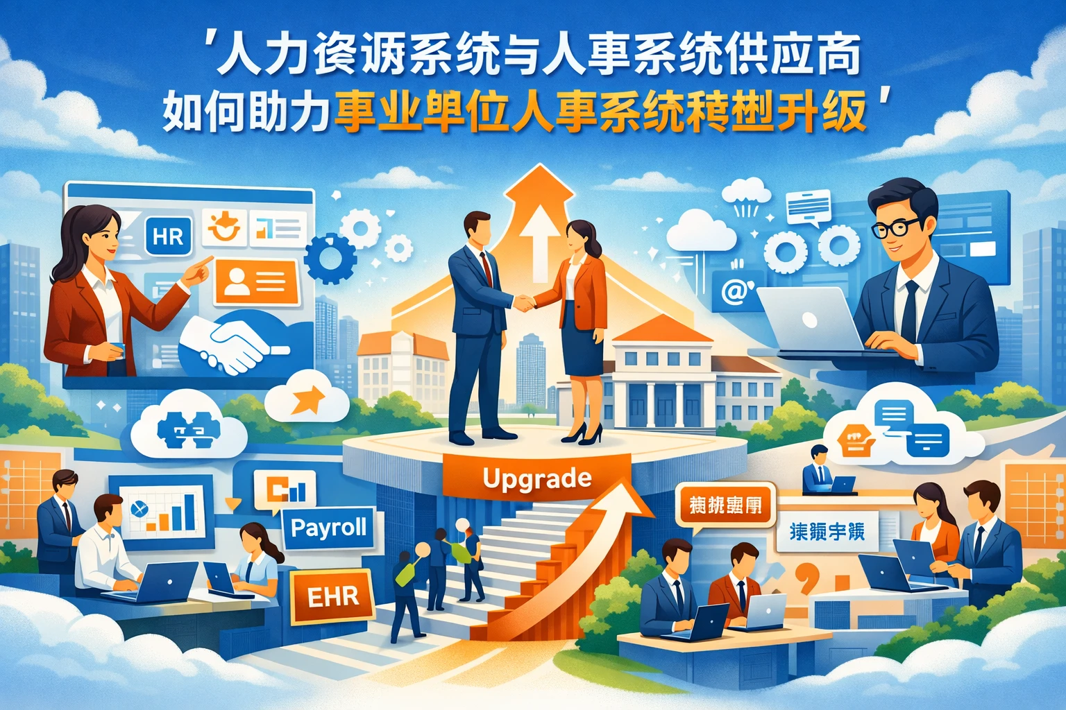 人力资源系统与人事系统供应商如何助力事业单位人事系统转型升级