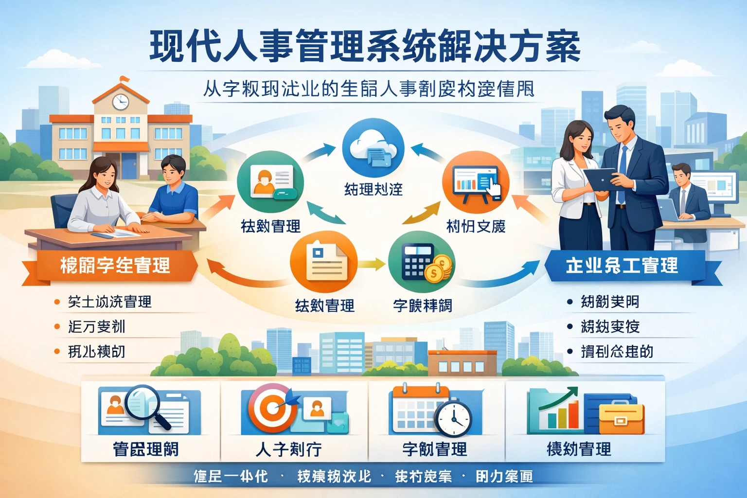 现代人事管理系统解决方案：从学校到企业的全面人事制度构建指南