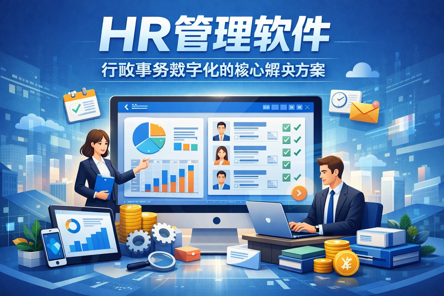 HR管理软件：行政事务数字化的核心解决方案