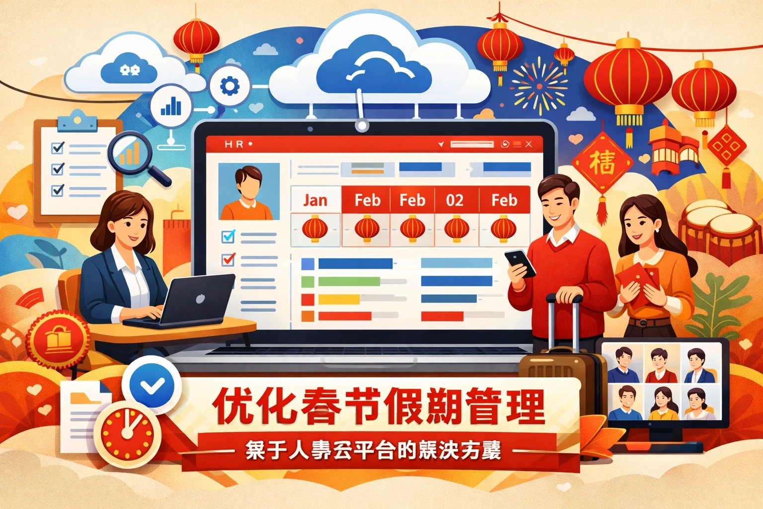 人力资源软件如何通过人事系统试用优化春节假期管理——基于人事云平台的解决方案