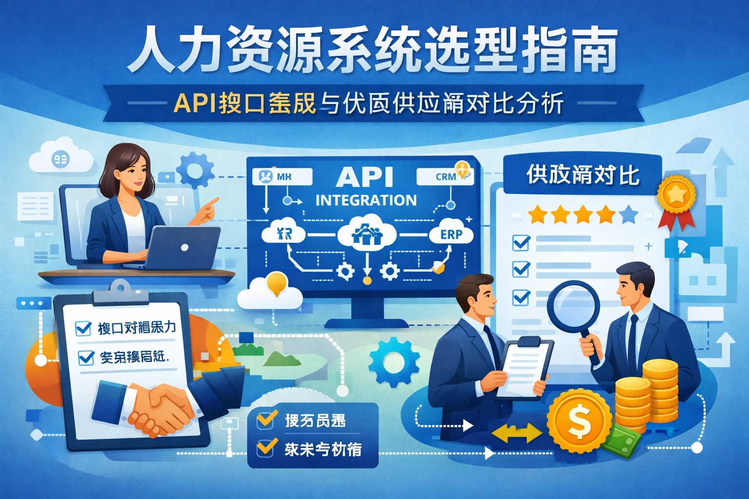 人力资源系统选型指南：API接口集成与优质供应商对比分析