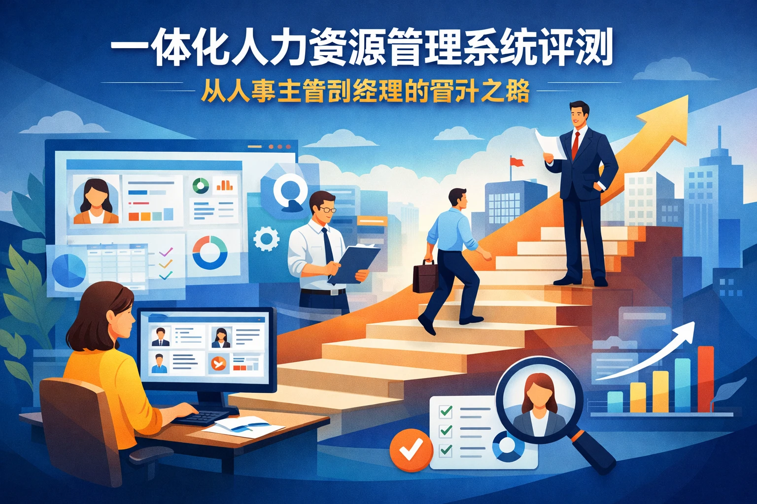 一体化人力资源管理系统评测：从人事主管到经理的晋升之路