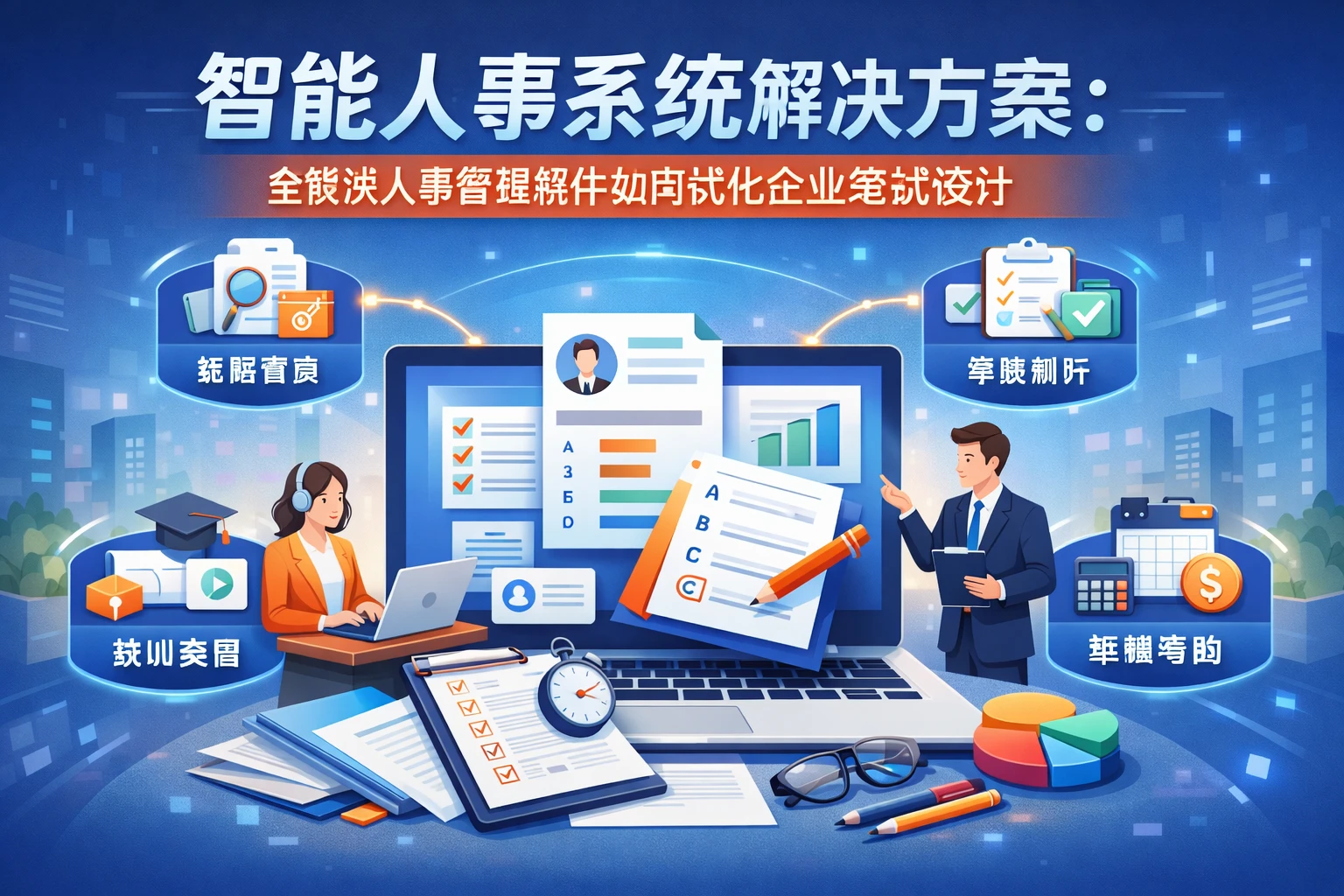 智能人事系统解决方案：全模块人事管理软件如何优化企业笔试设计