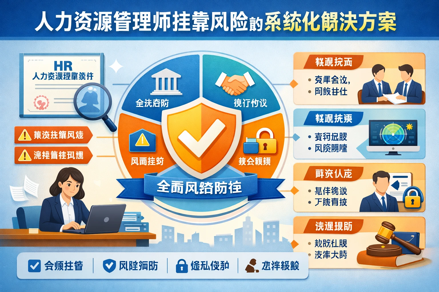 人力资源管理师挂靠风险的系统化解决方案
