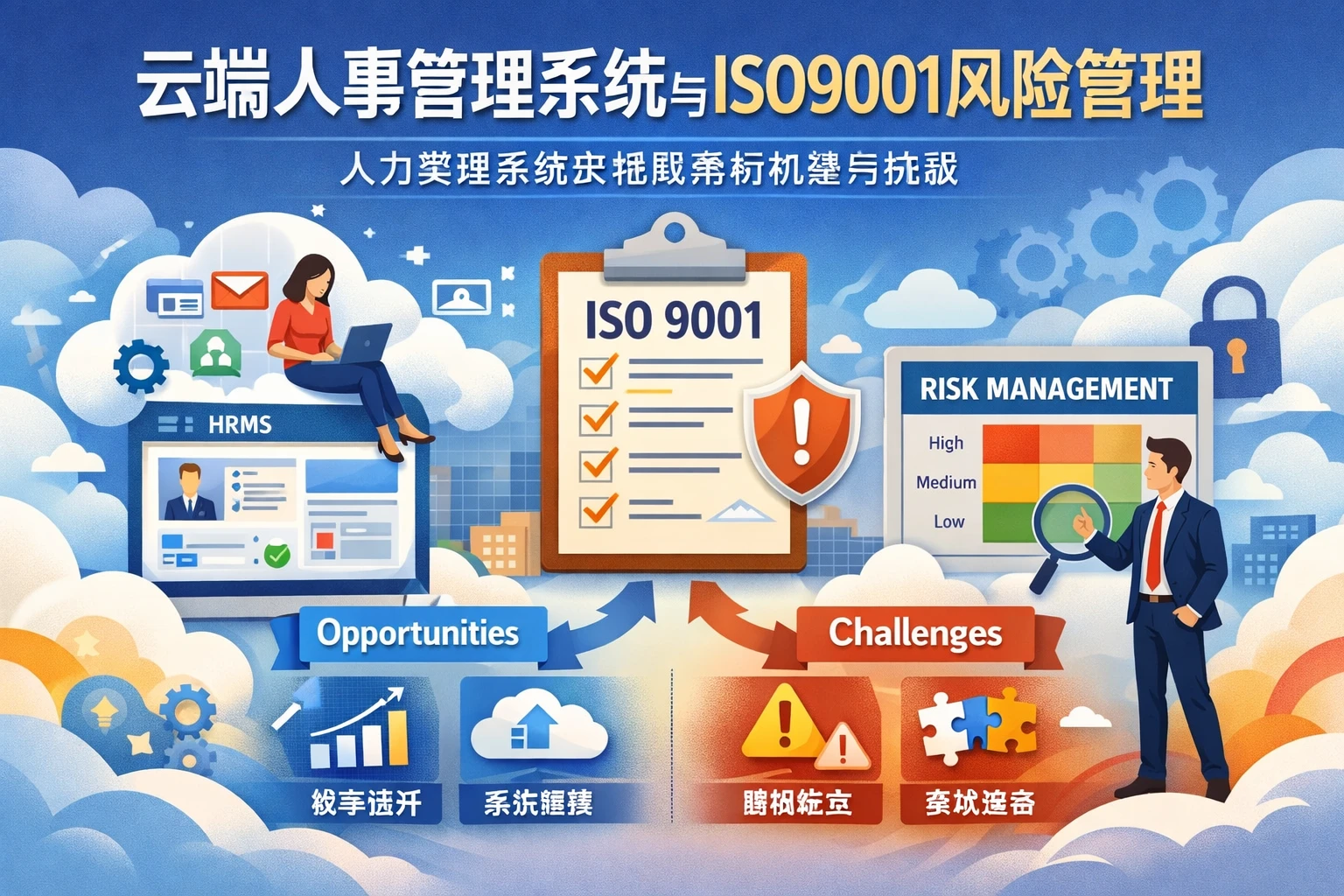 云端人事管理系统与ISO9001风险管理：人力资源系统实施服务的机遇与挑战