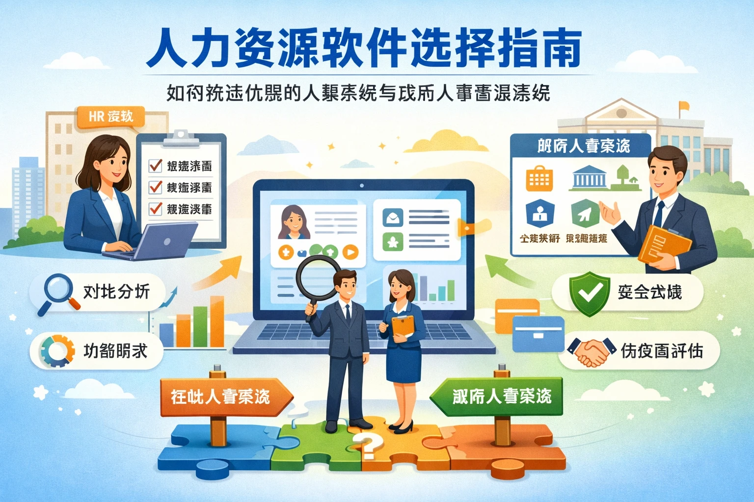 人力资源软件选择指南：如何挑选优质的人事系统与政府人事管理系统