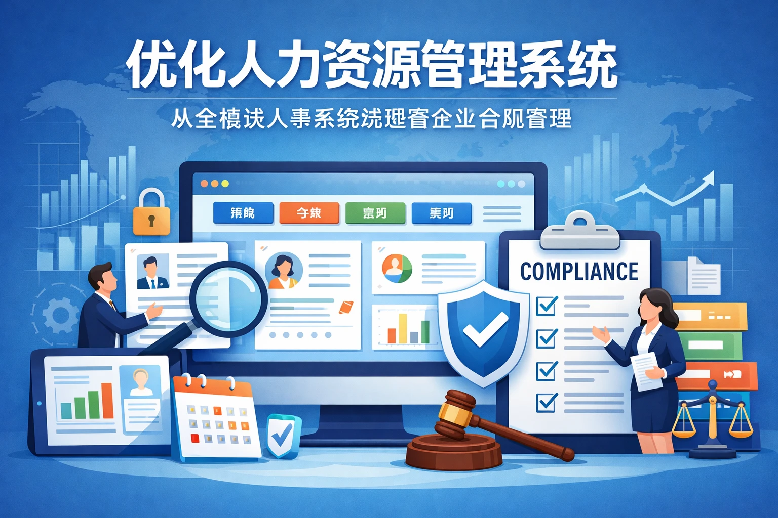 优化人力资源管理系统：从全模块人事系统选型看企业合规管理