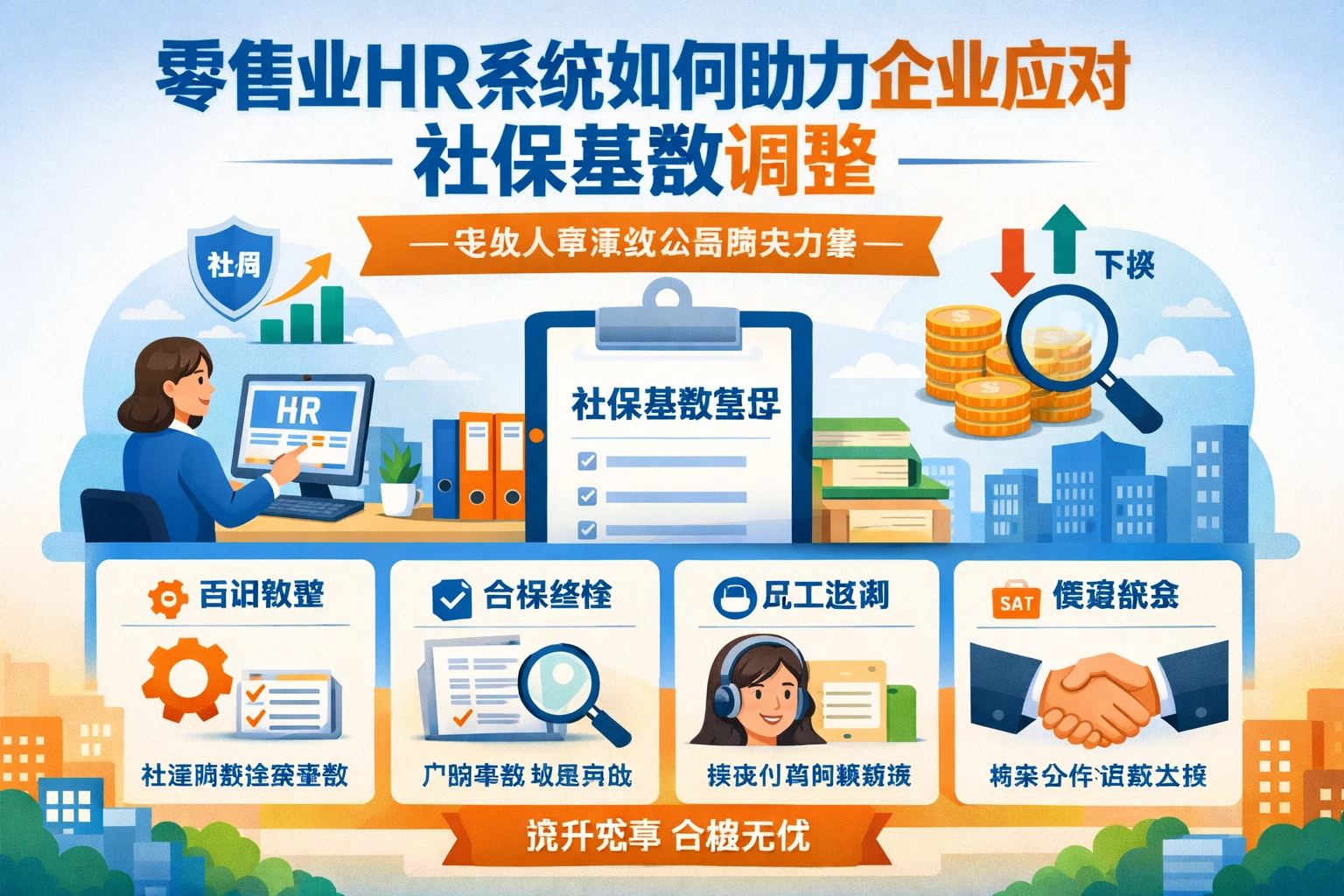 零售业HR系统如何助力企业应对社保基数调整——专业人事系统公司解决方案