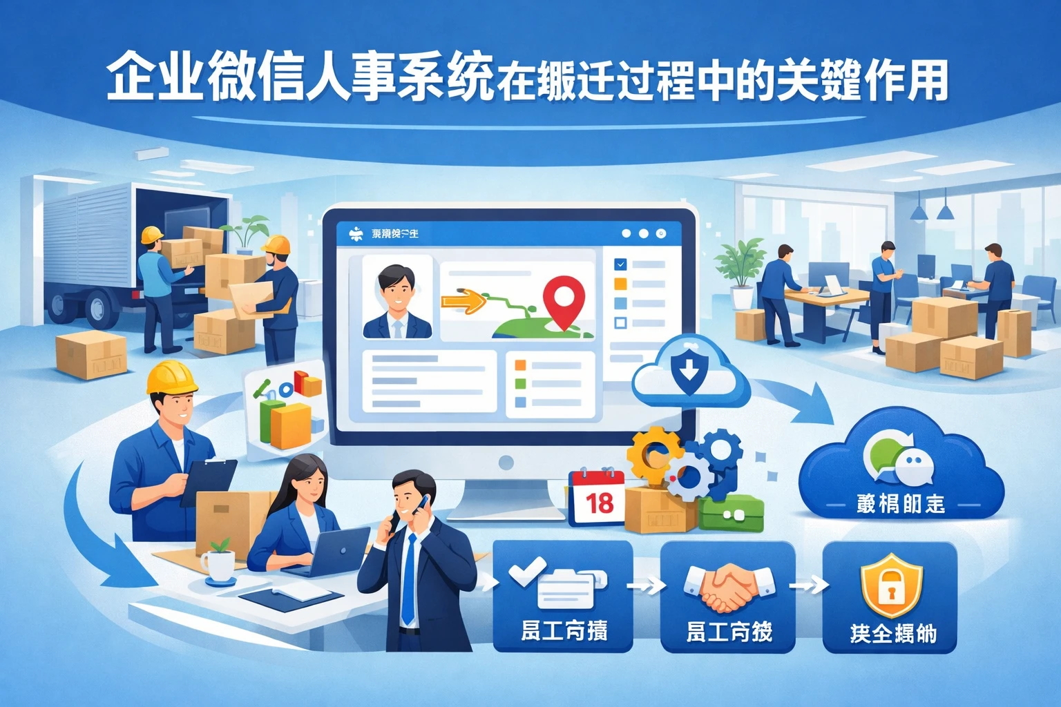 企业微信人事系统在搬迁过程中的关键作用