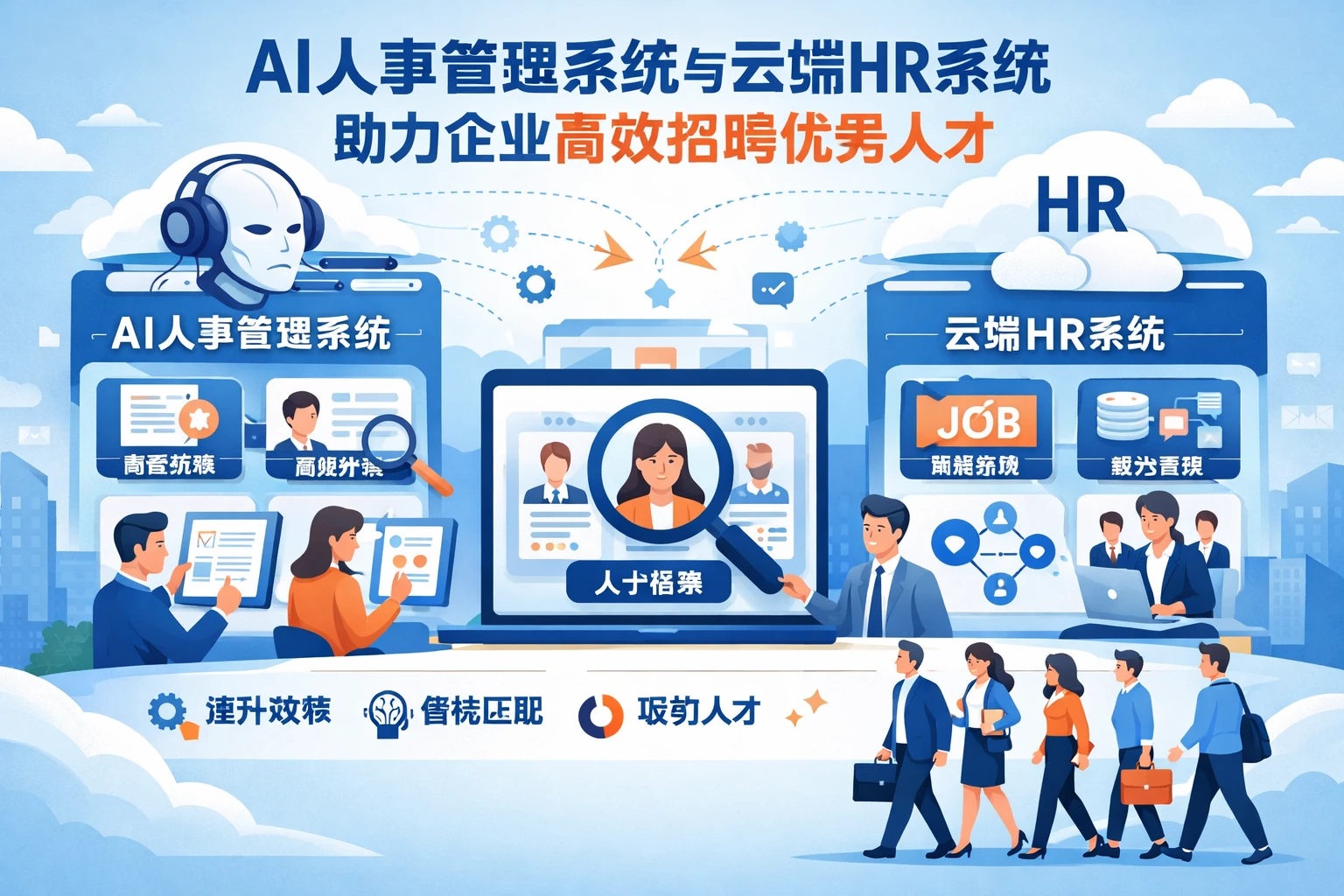 AI人事管理系统与云端HR系统如何助力企业高效招聘优秀人才