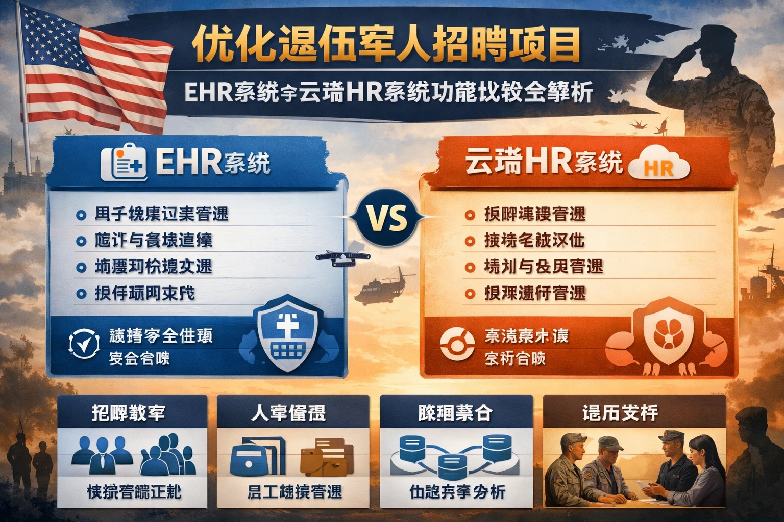 优化退伍军人招聘项目：EHR系统与云端HR系统功能比较全解析
