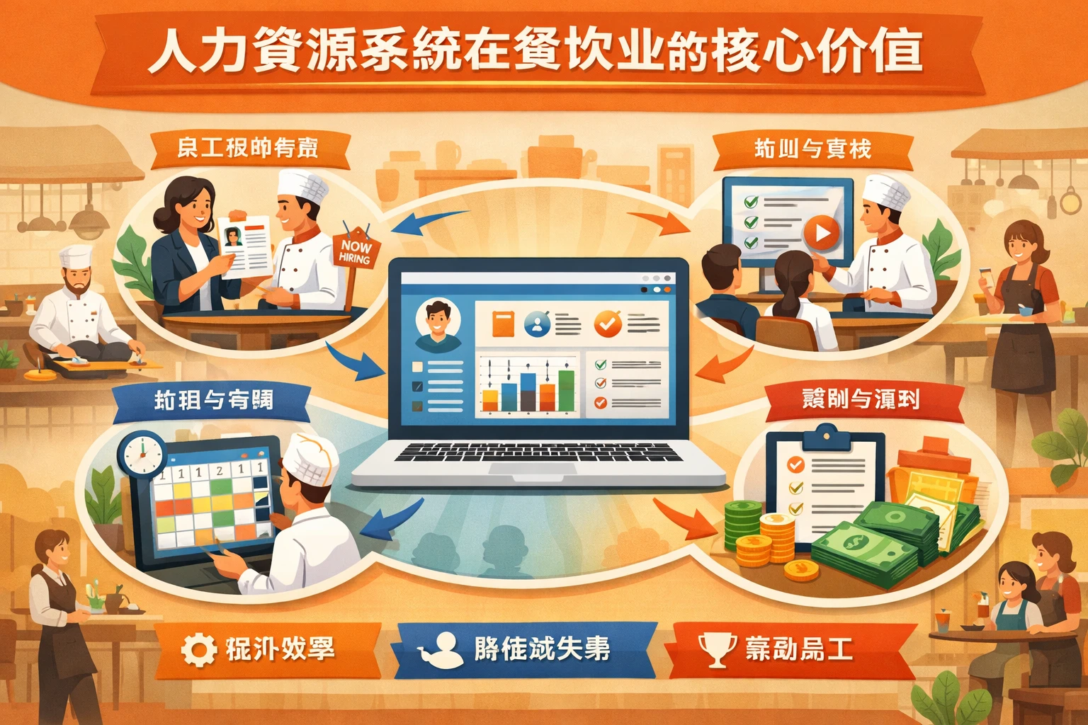 人力资源系统在餐饮业的核心价值