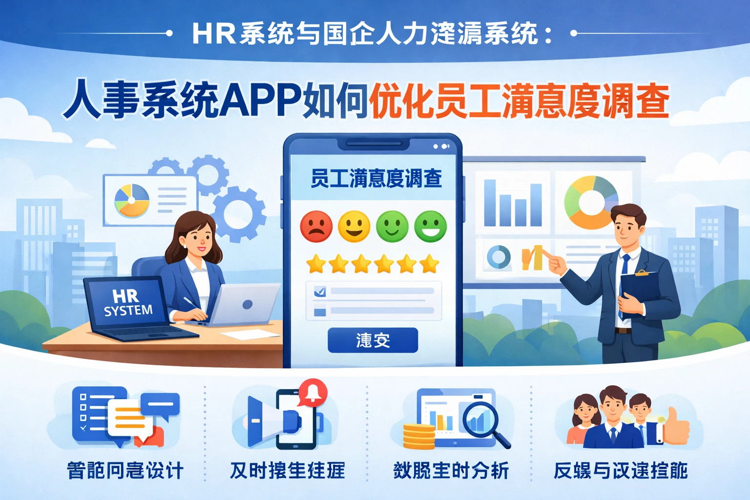 HR系统与国企人力资源系统:人事系统APP如何优化员工满意度调查