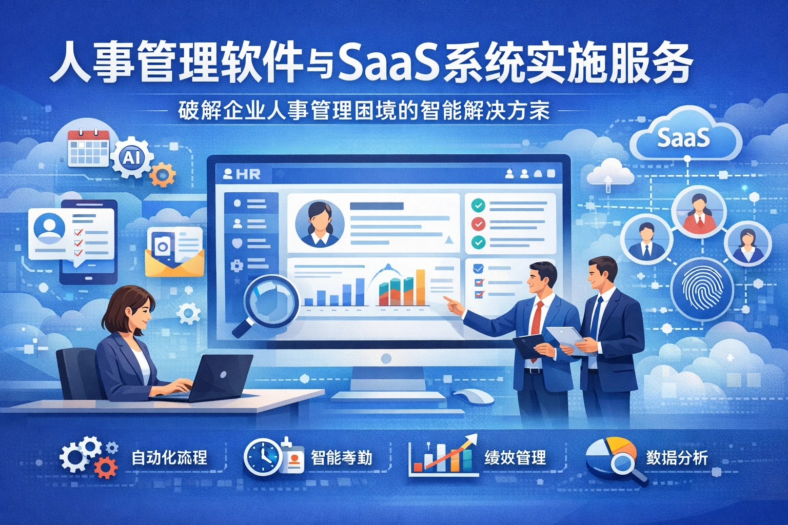 人事管理软件与SaaS系统实施服务：破解企业人事管理困境的智能解决方案