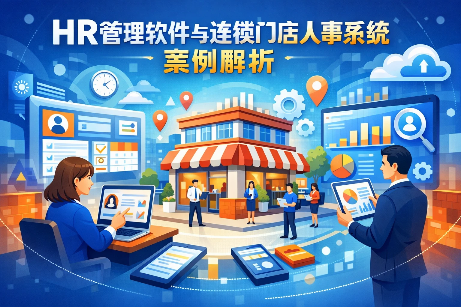 HR管理软件与连锁门店人事系统案例解析
