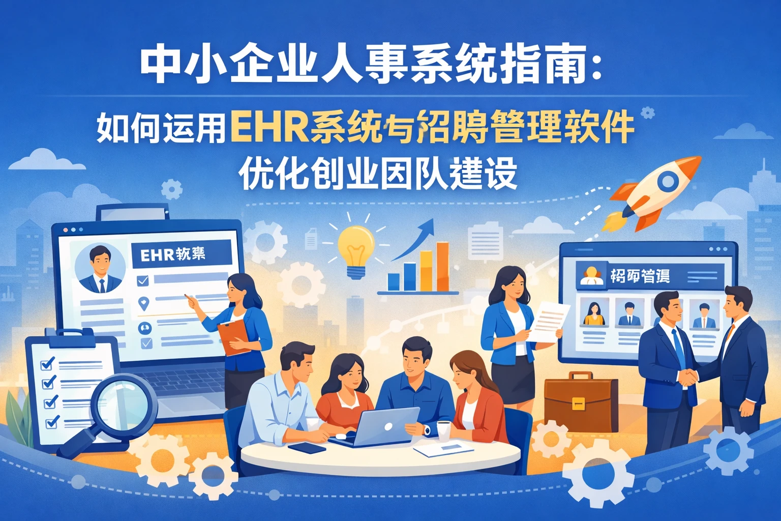 中小企业人事系统指南：如何运用EHR系统与招聘管理软件优化创业团队建设