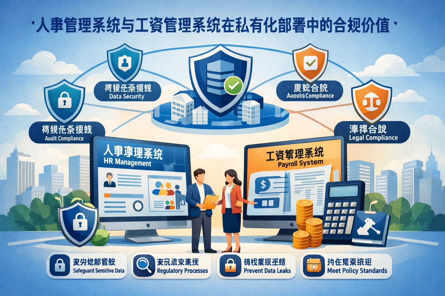 人事管理系统与工资管理系统在私有化部署中的合规价值