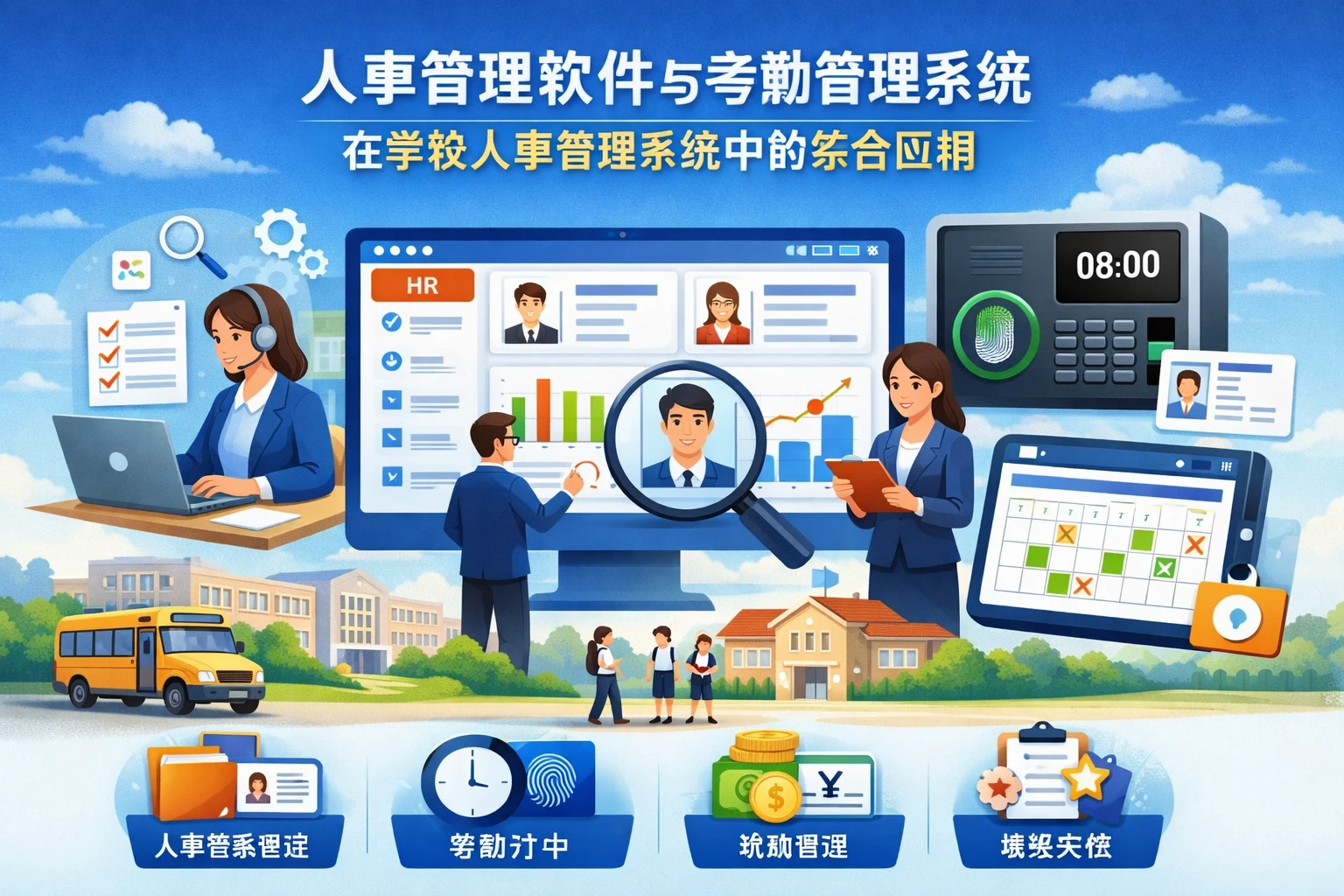 人事管理软件与考勤管理系统在学校人事管理系统中的综合应用