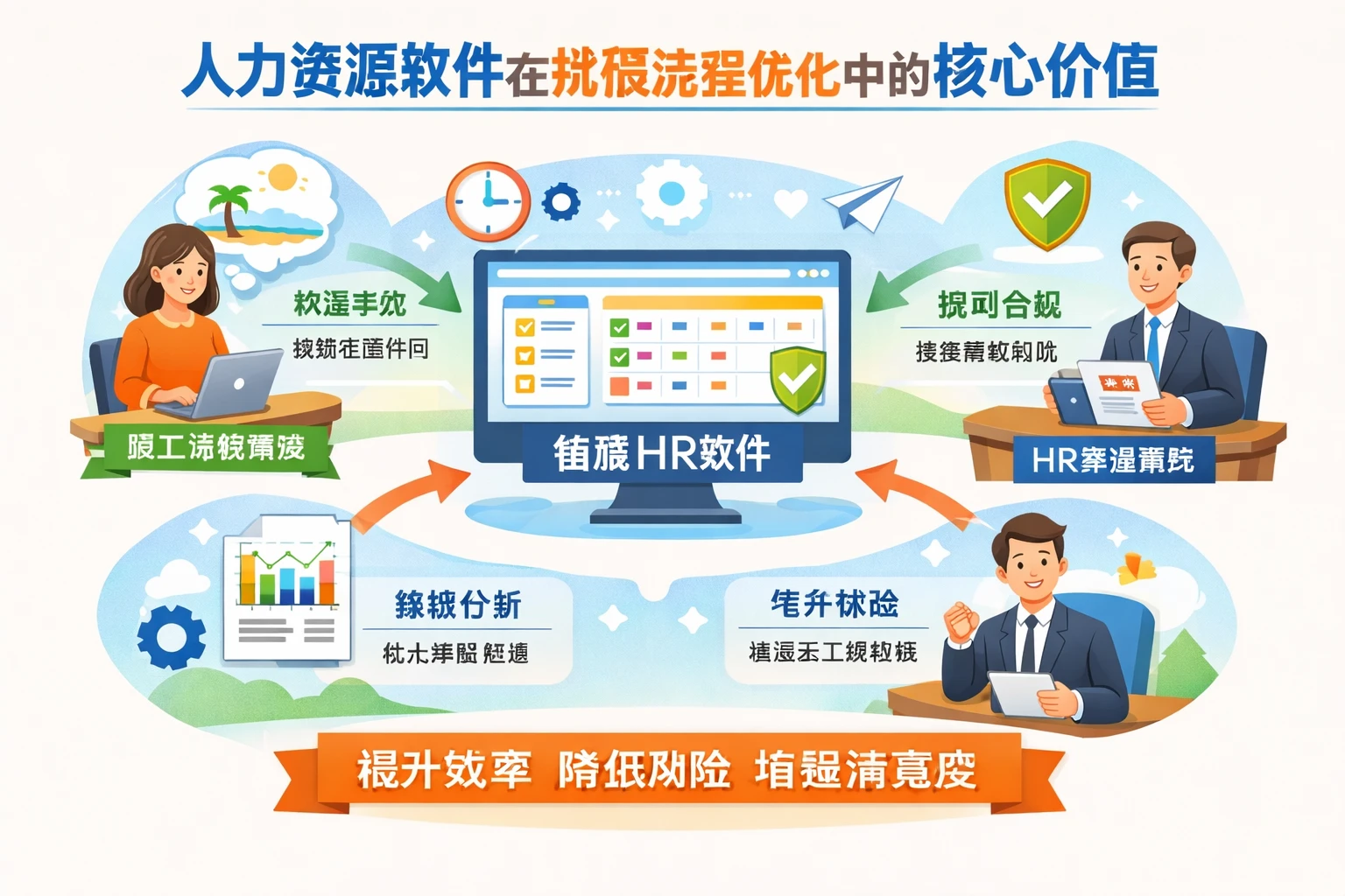 人力资源软件在批假流程优化中的核心价值