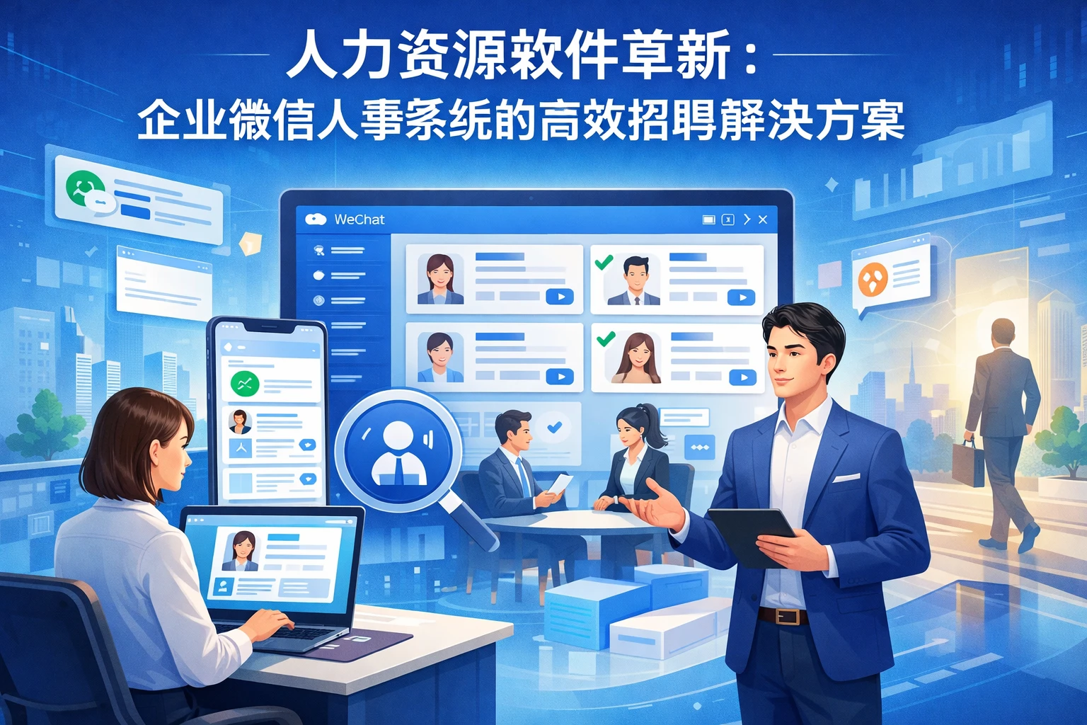人力资源软件革新：企业微信人事系统的高效招聘解决方案