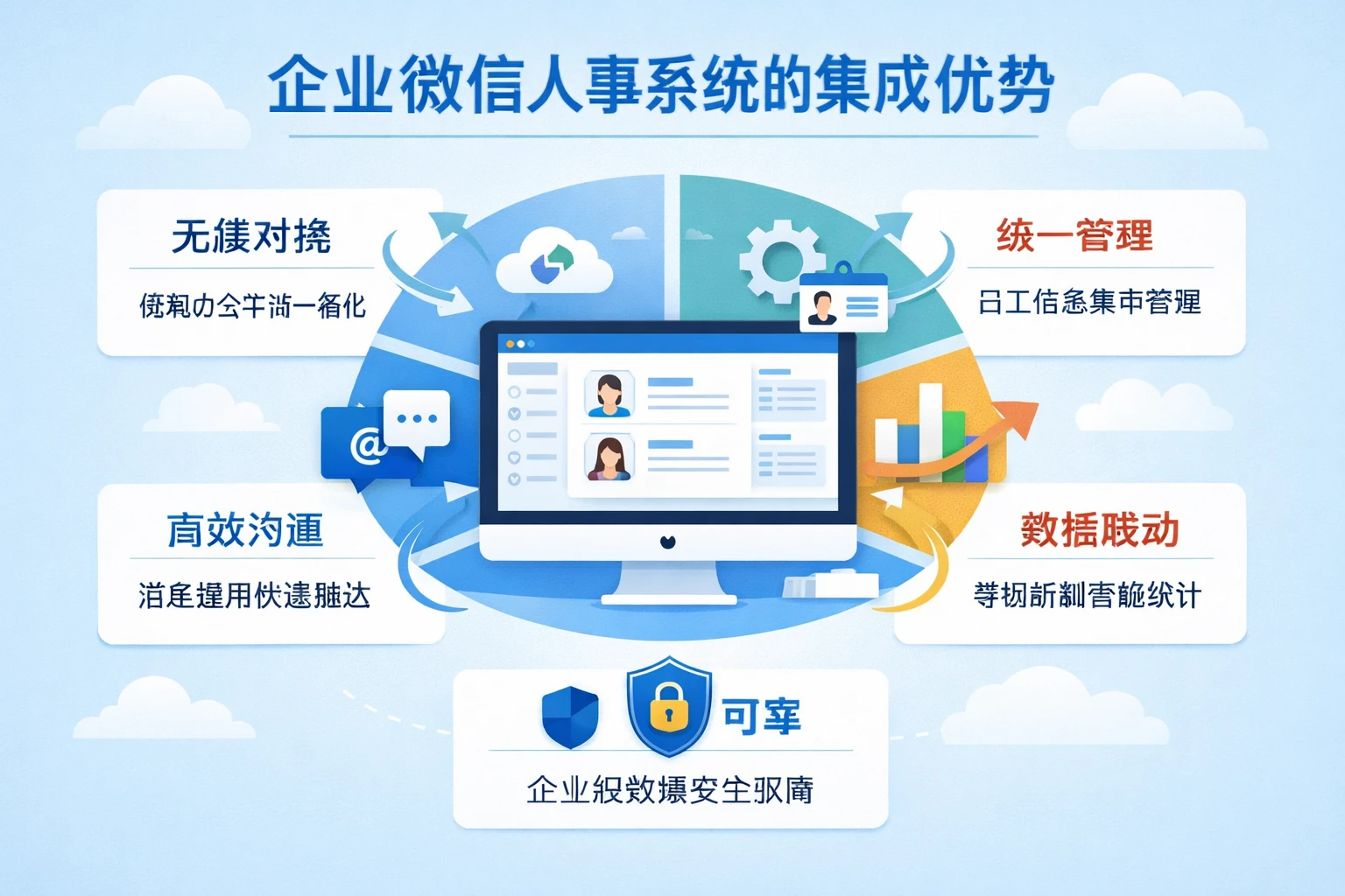 企业微信人事系统的集成优势