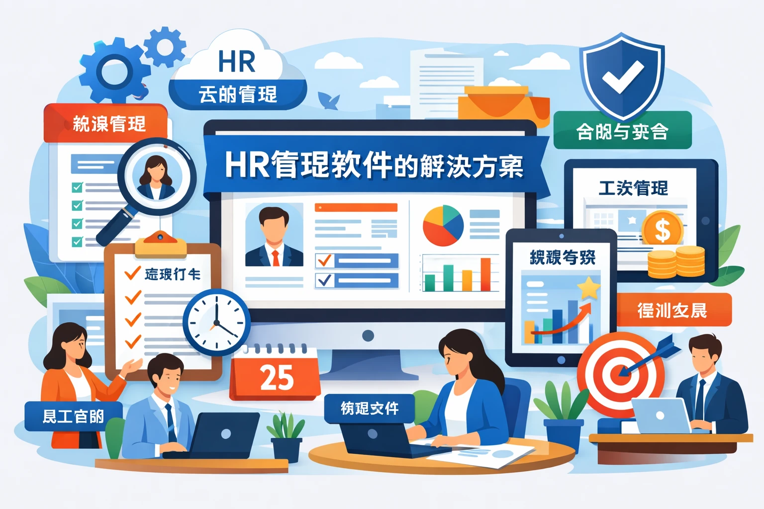 HR管理软件的解决方案