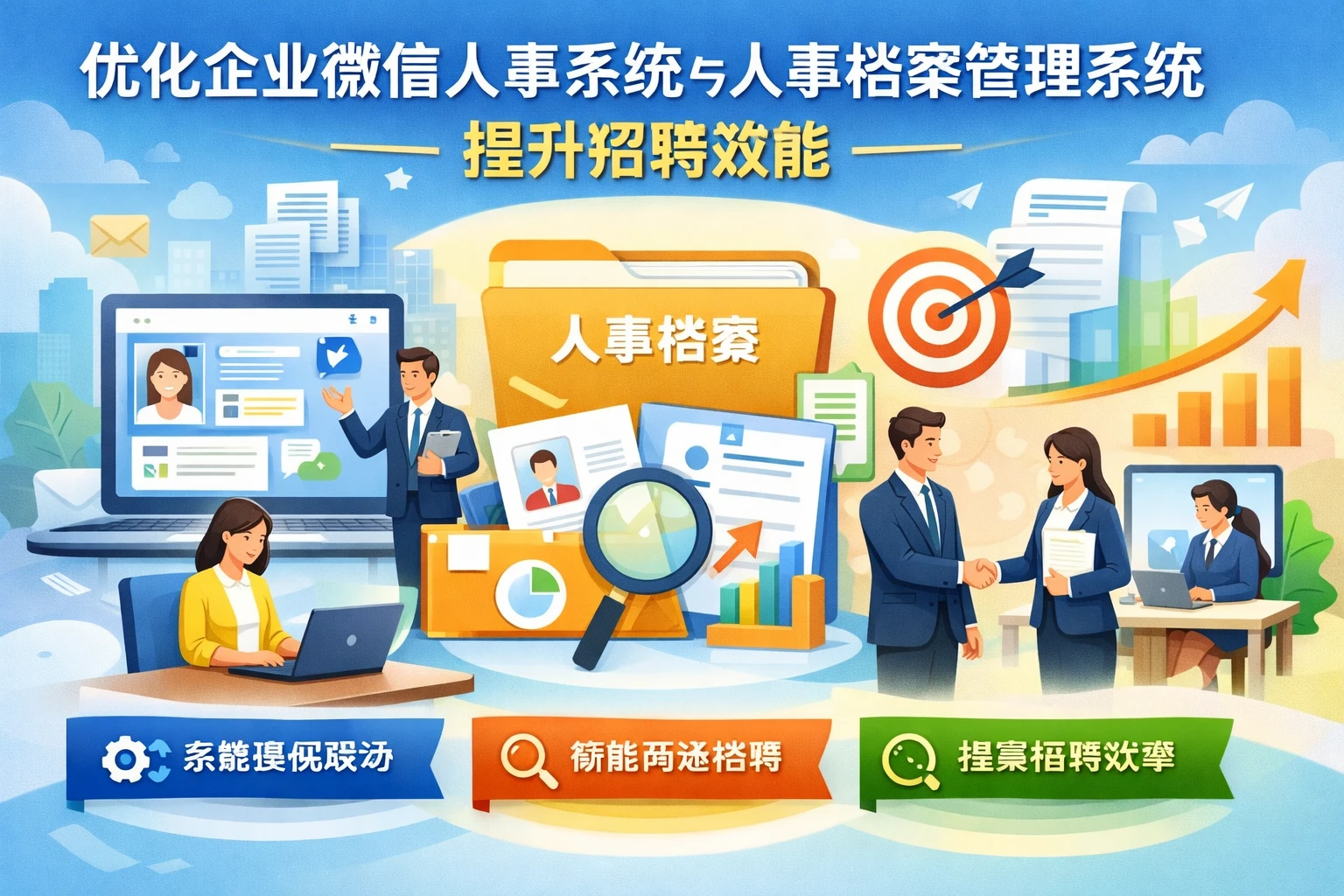 优化企业微信人事系统与人事档案管理系统提升招聘效能