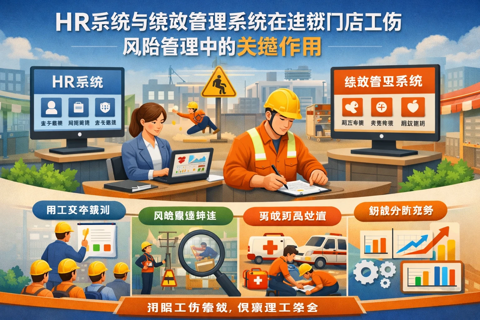 HR系统与绩效管理系统在连锁门店工伤风险管理中的关键作用