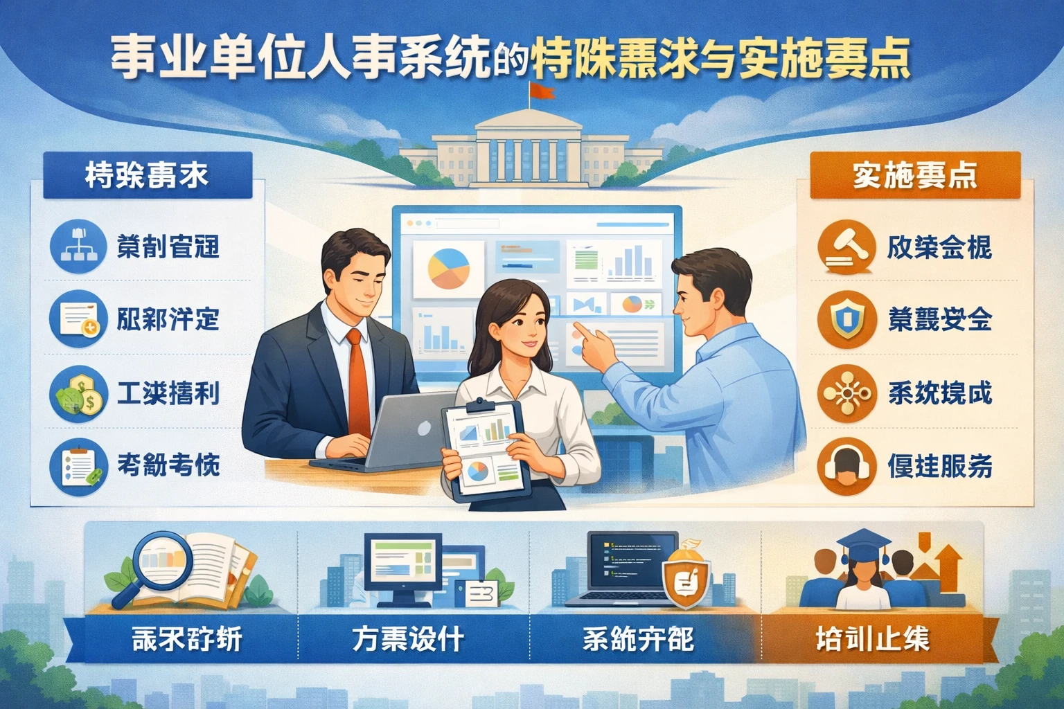 事业单位人事系统的特殊需求与实施要点