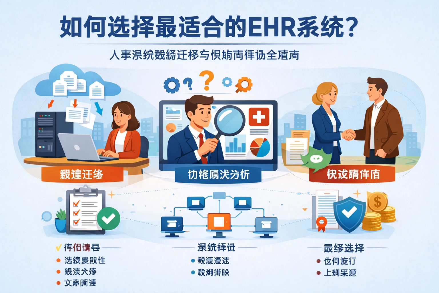 如何选择最适合的EHR系统？人事系统数据迁移与供应商评估全指南