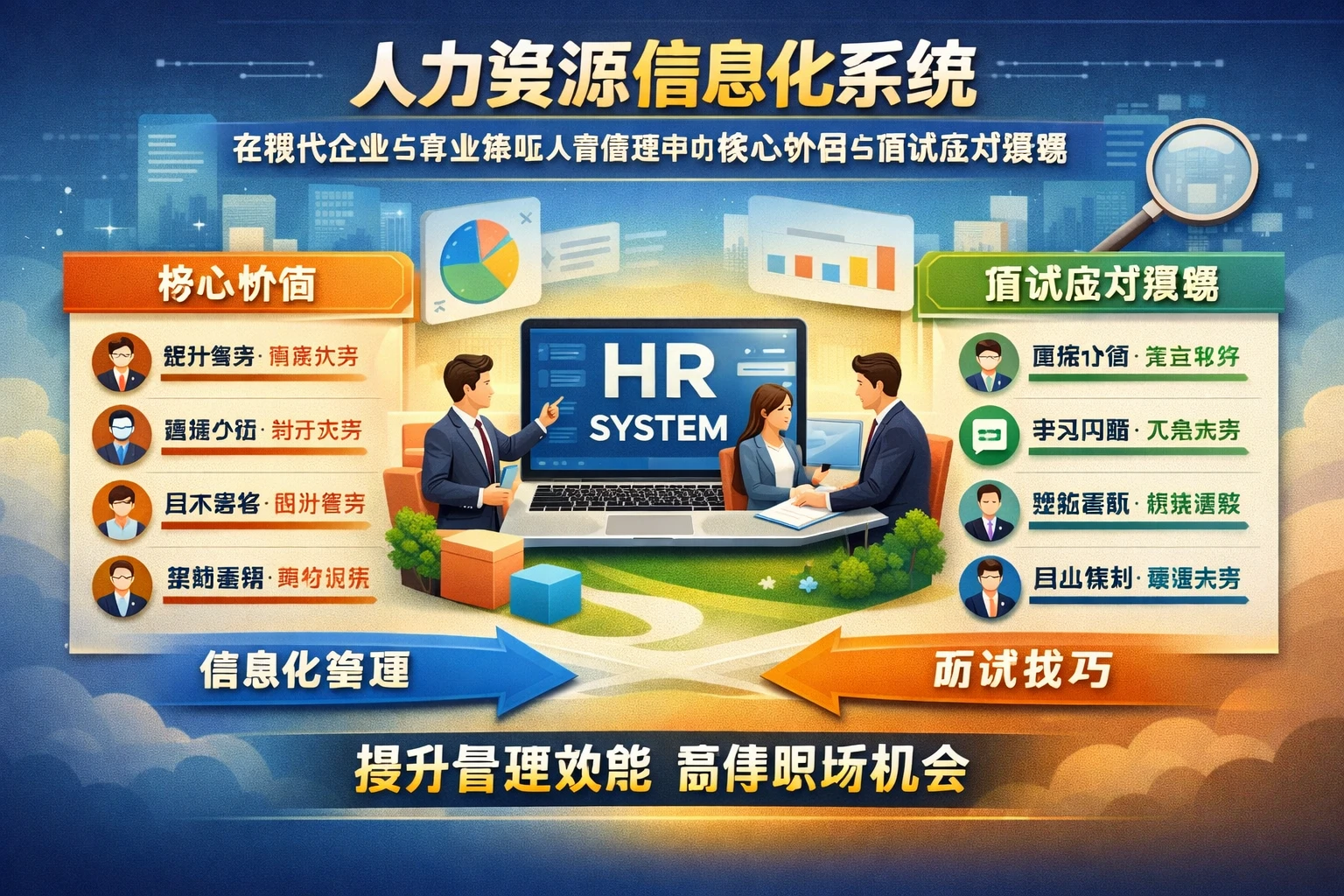人力资源信息化系统在现代企业与事业单位人事管理中的核心价值与面试应对策略