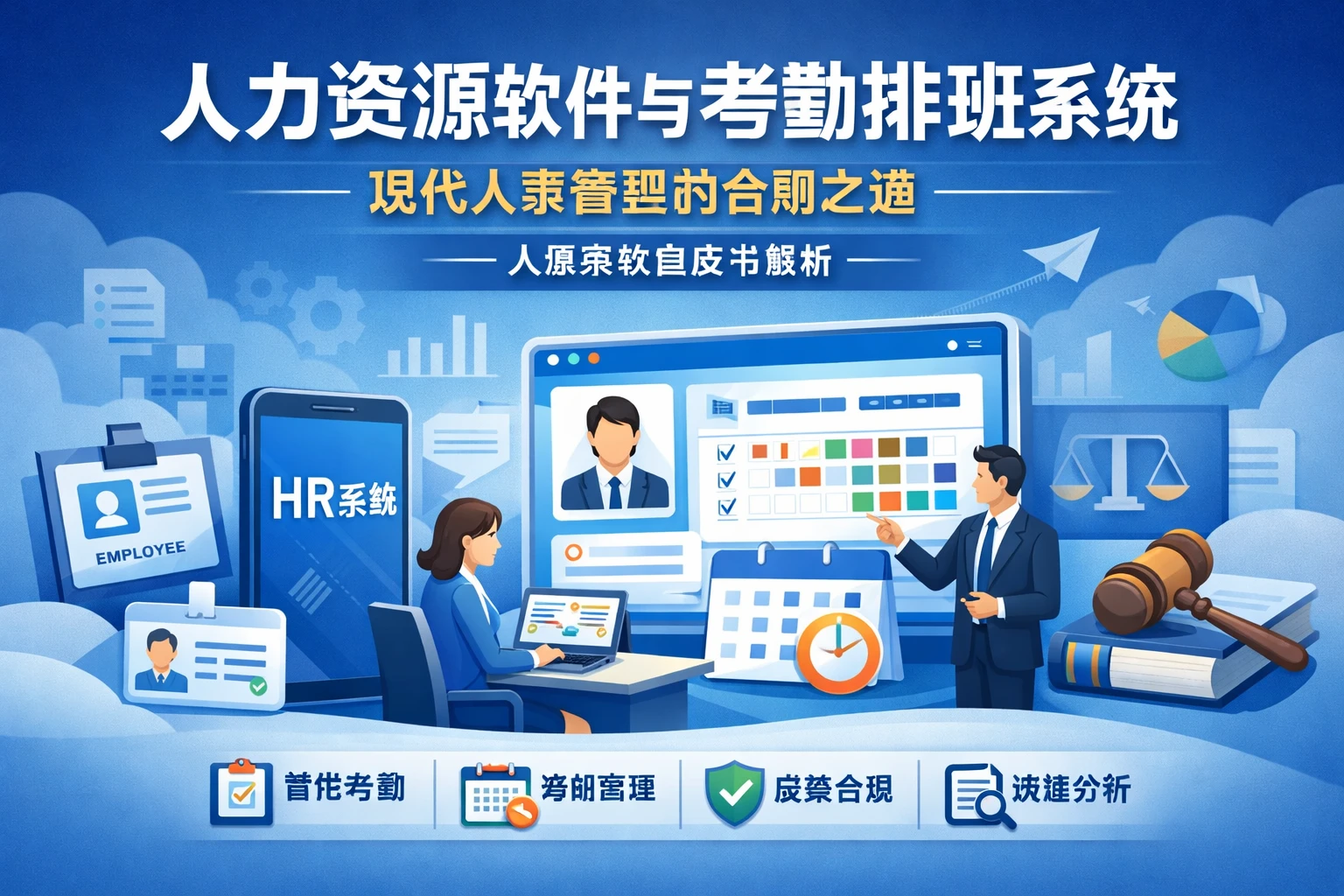 人力资源软件与考勤排班系统：现代人事管理的合规之道——人事系统白皮书解析