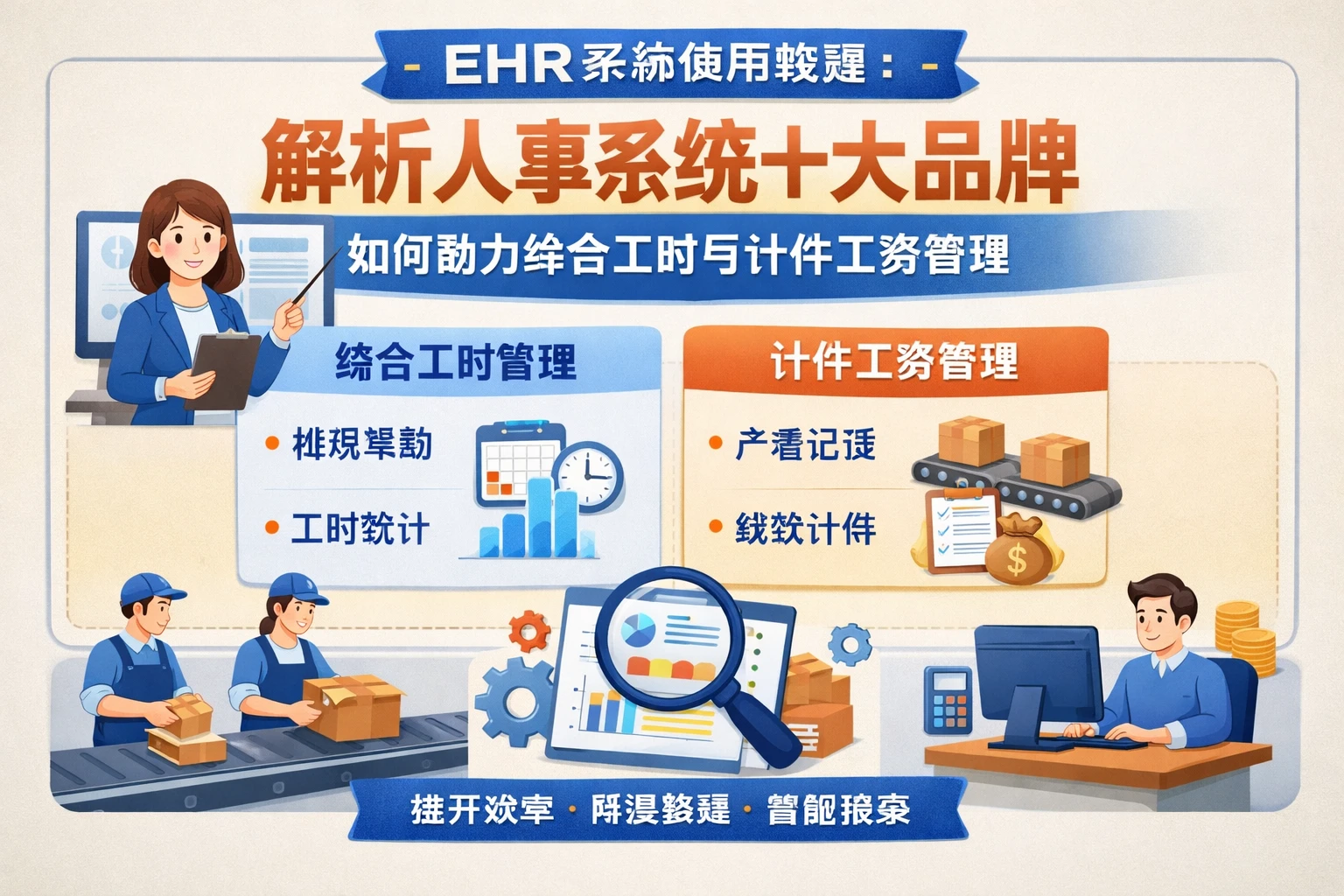 ehr系统使用教程:解析人事系统十大品牌如何助力综合工时与计件工资管理