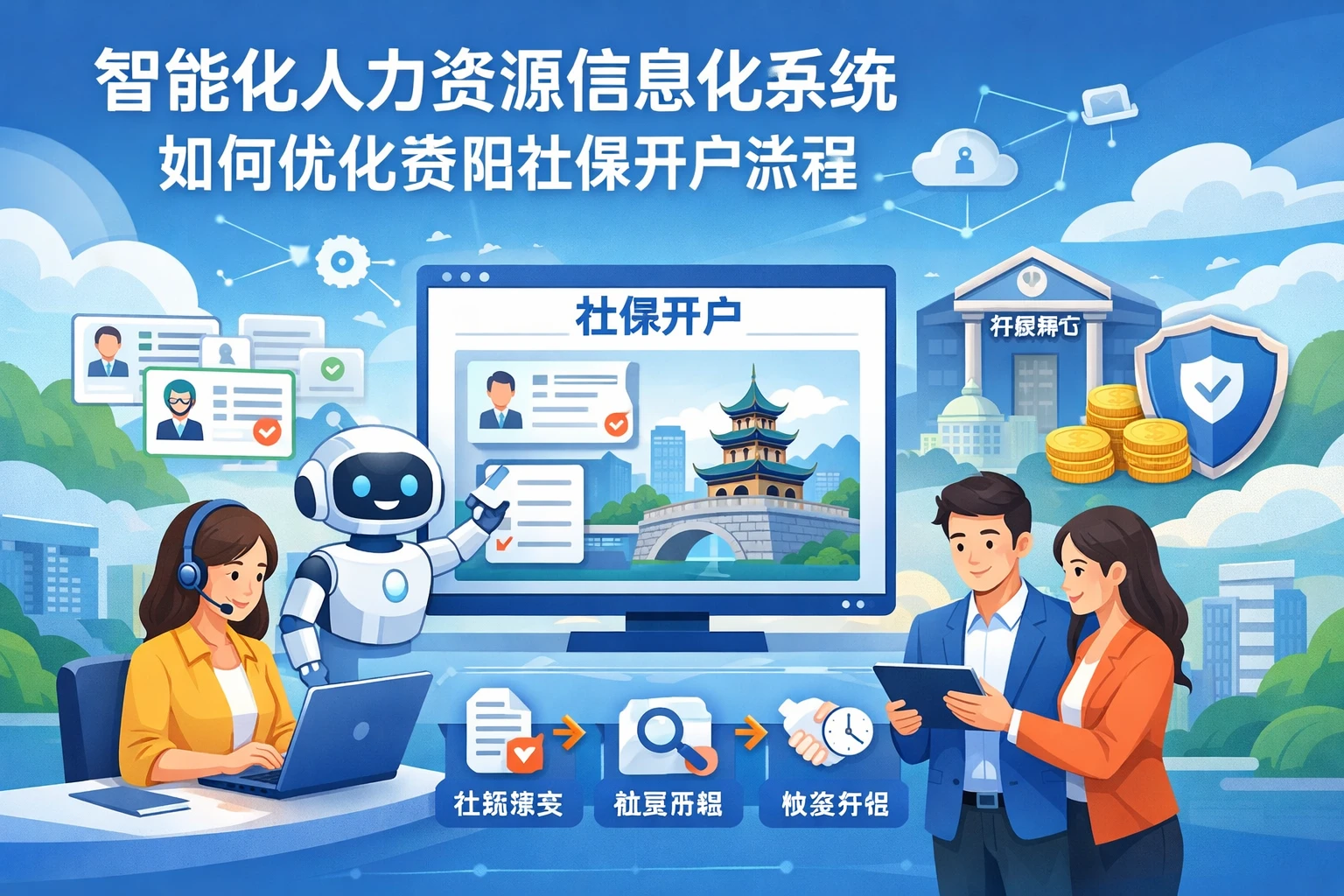 智能化人力资源信息化系统如何优化贵阳社保开户流程