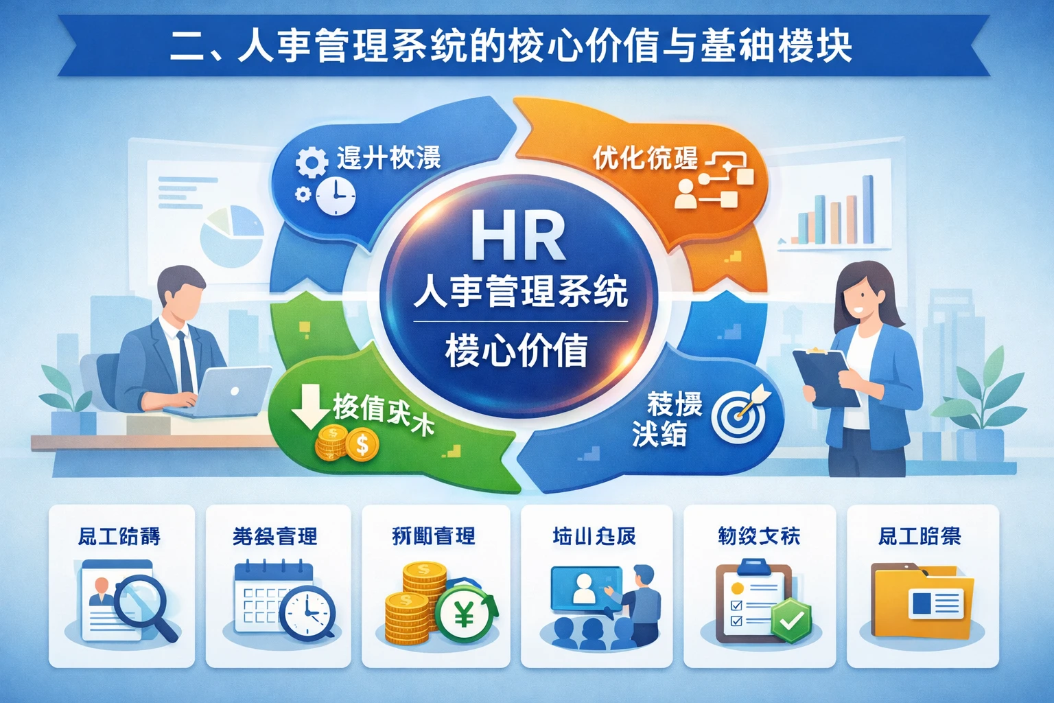 二、人事管理系统的核心价值与基础模块