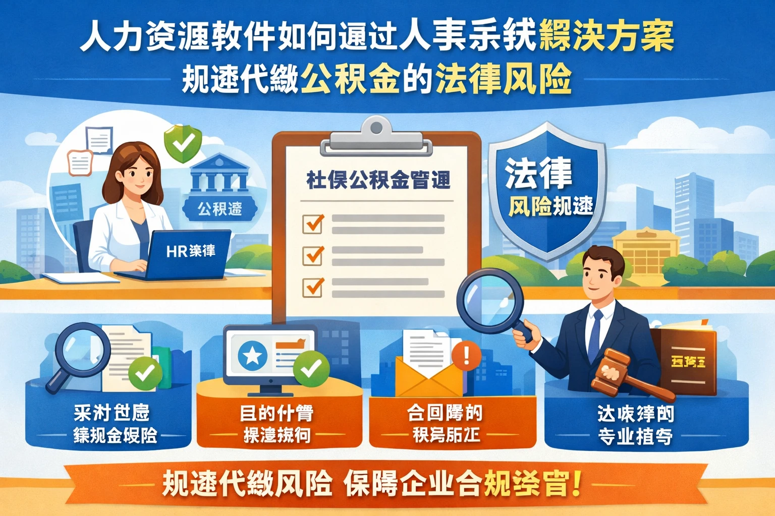 人力资源软件如何通过人事系统解决方案规避代缴公积金的法律风险