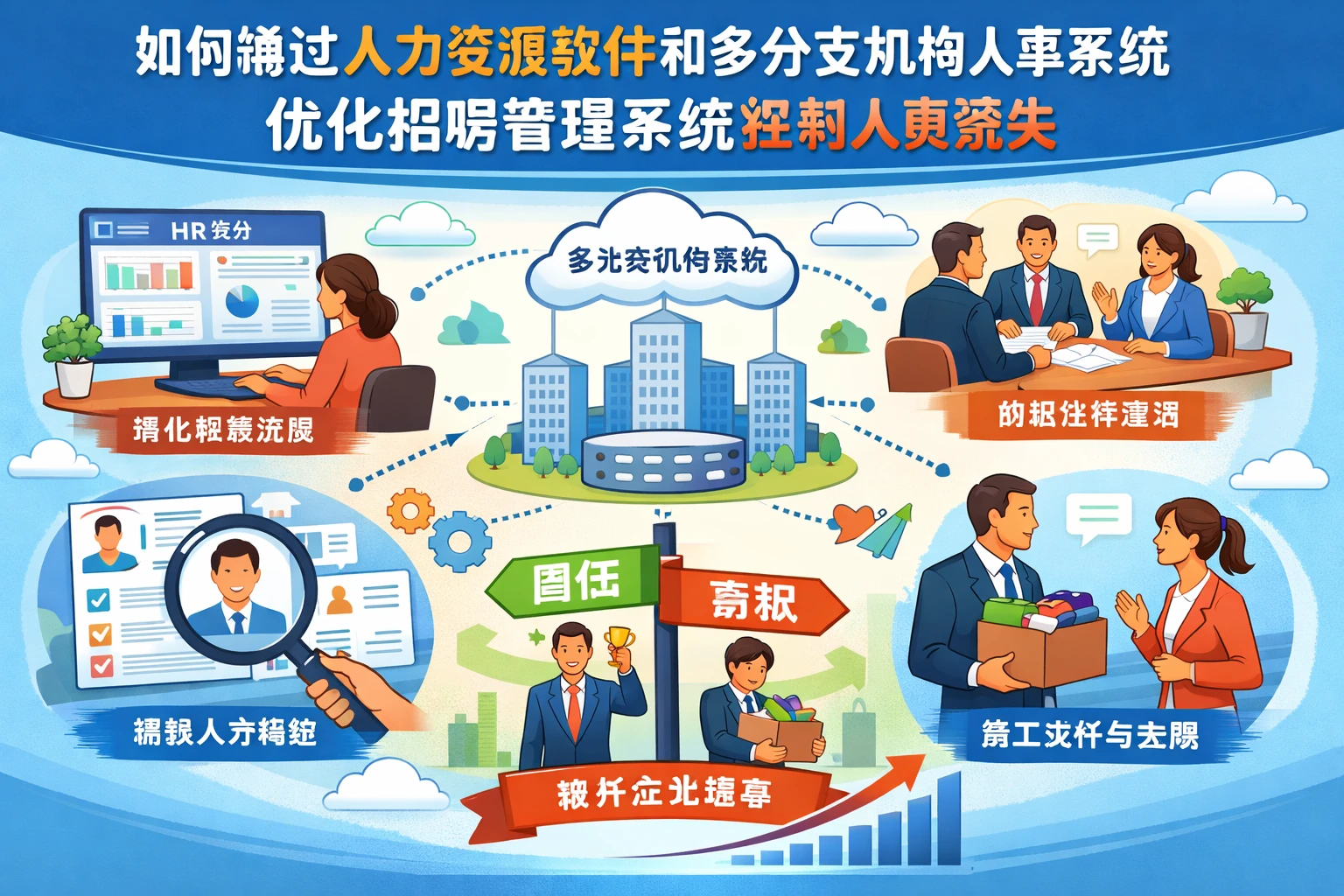 如何通过人力资源软件和多分支机构人事系统优化招聘管理系统控制人员流失