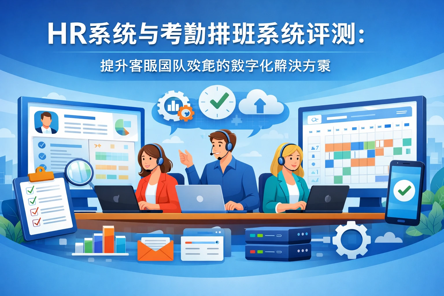 HR系统与考勤排班系统评测：提升客服团队效能的数字化解决方案