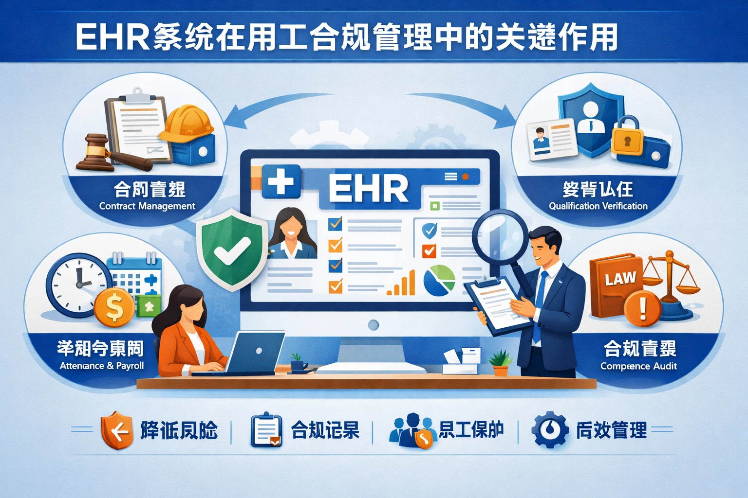 EHR系统在用工合规管理中的关键作用