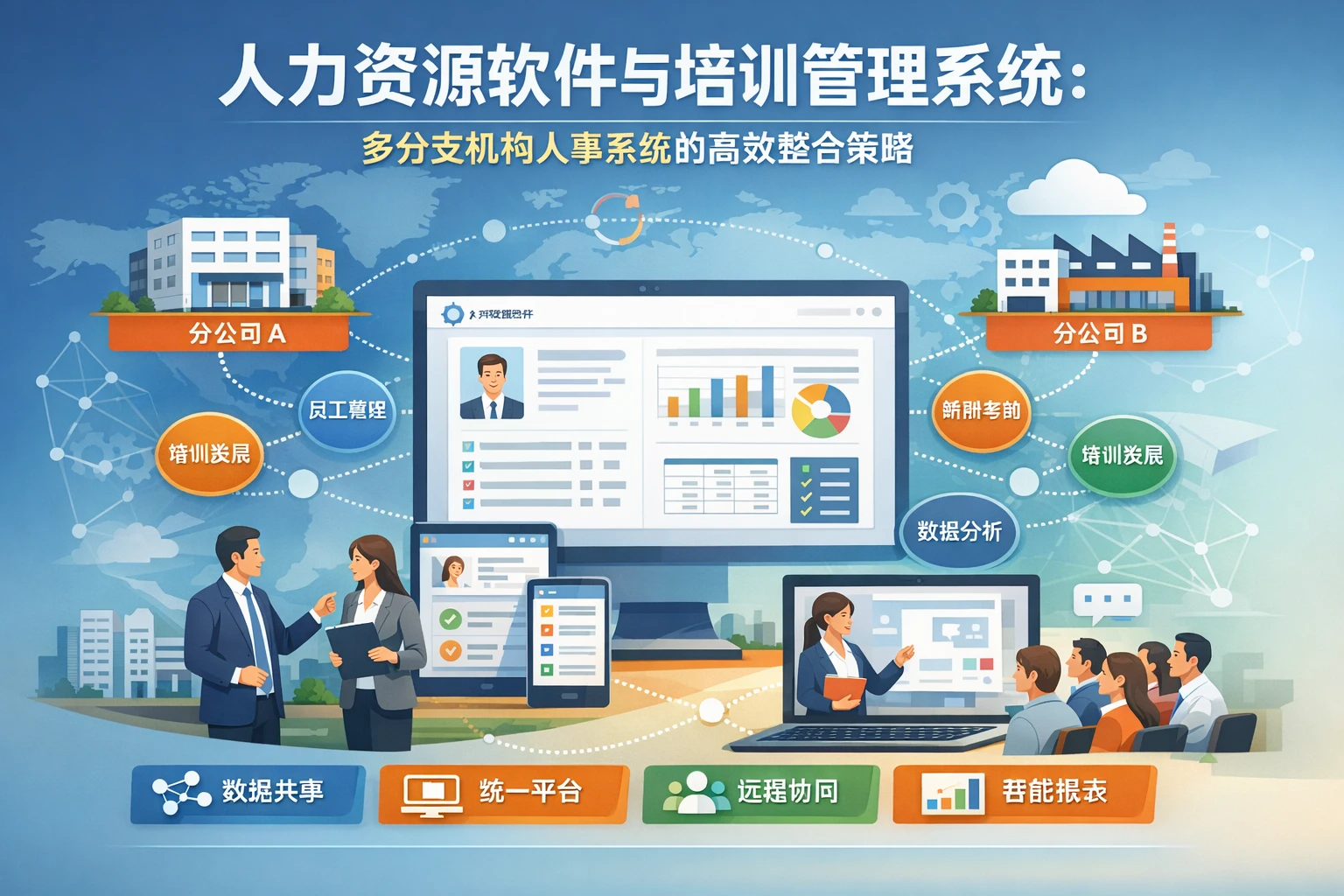 人力资源软件与培训管理系统：多分支机构人事系统的高效整合策略